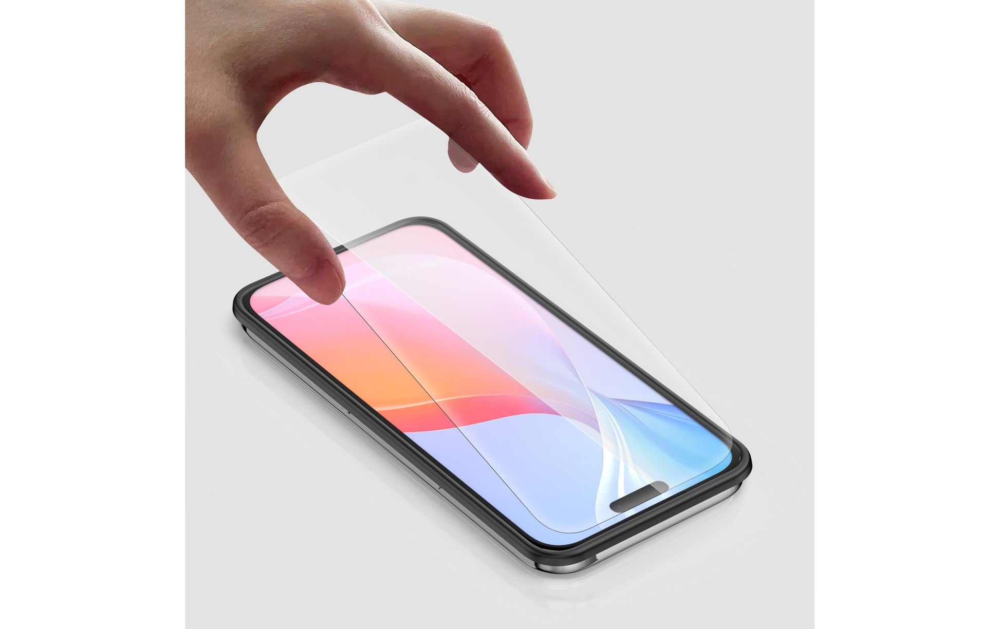 4smarts Displayschutz (Panzerglas), Case Friendly – für iPhone 16 Plus – mit Applikator