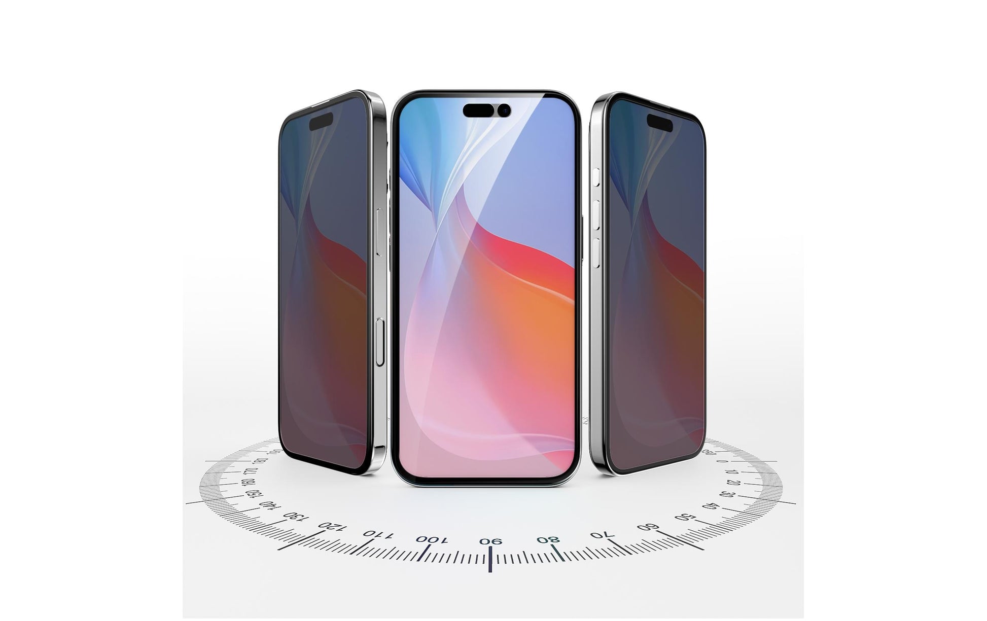 4smarts Privacy-Filter (Panzerglas), Case Friendly – für iPhone 16