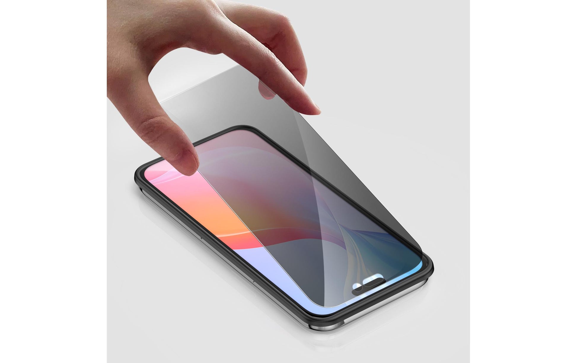 4smarts Privacy-Filter (Panzerglas), Case Friendly – für iPhone 16