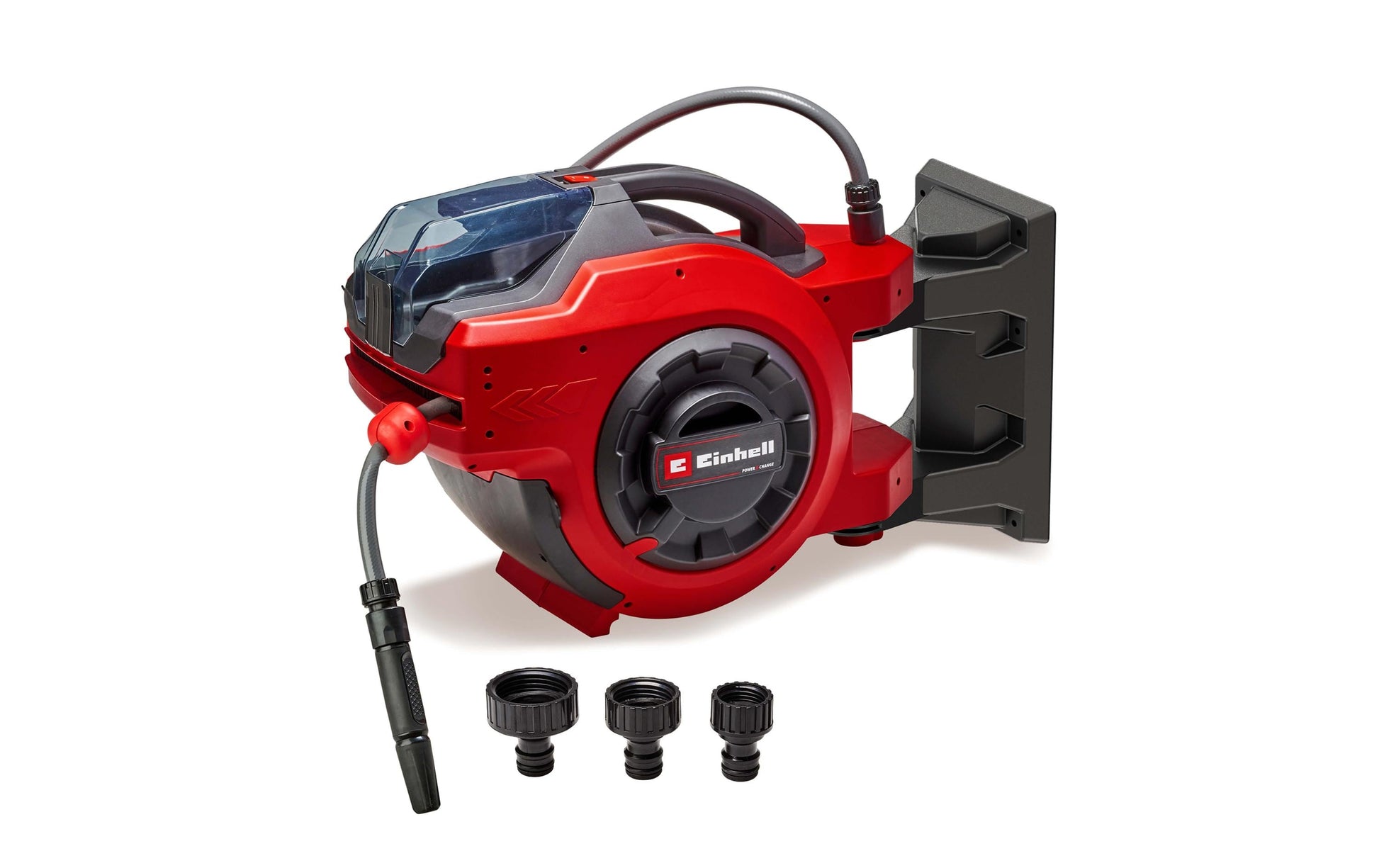 Einhell Li-Solo GE-HR 18/30 Akku-Schlauchtrommel – mit Einhell Power X-Change, rot