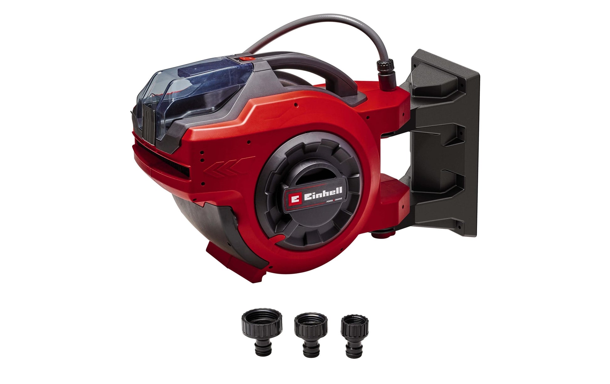 Einhell Li-Solo GE-HR 18/30 Schlauchtrommel Schlauchlänge 1,5 m – mit Einhell Power X-Change, rot