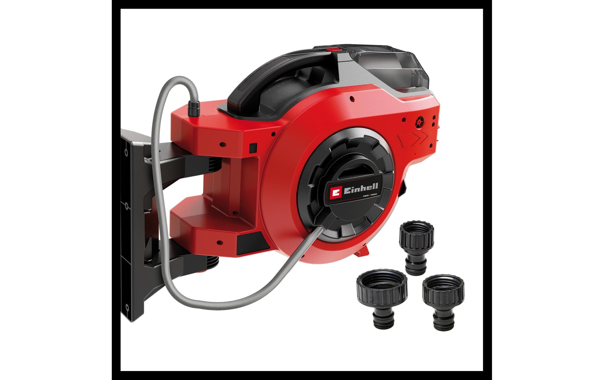 Einhell Li-Solo GE-HR 18/30 Schlauchtrommel Schlauchlänge 1,5 m – mit Einhell Power X-Change, rot