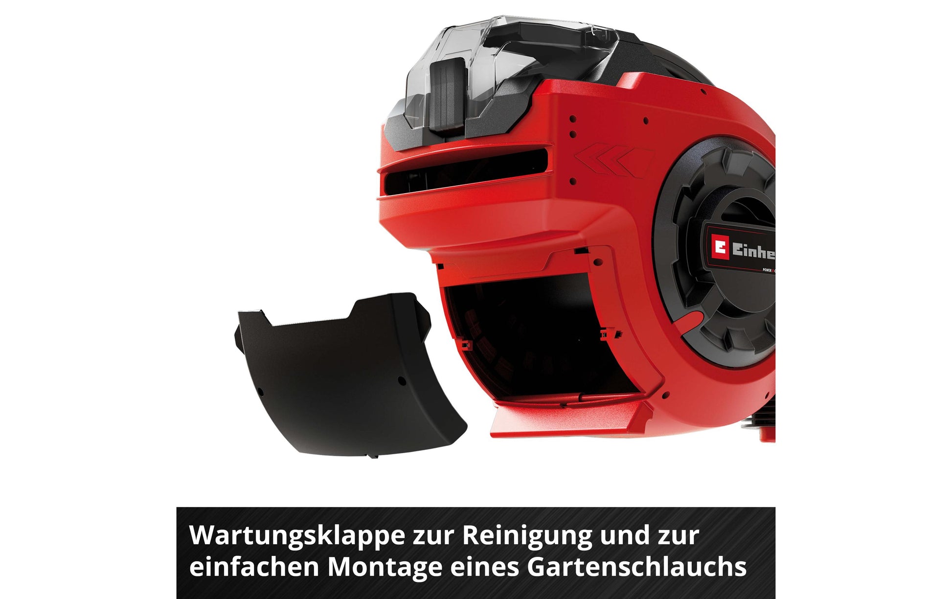 Einhell Li-Solo GE-HR 18/30 Schlauchtrommel Schlauchlänge 1,5 m – mit Einhell Power X-Change, rot