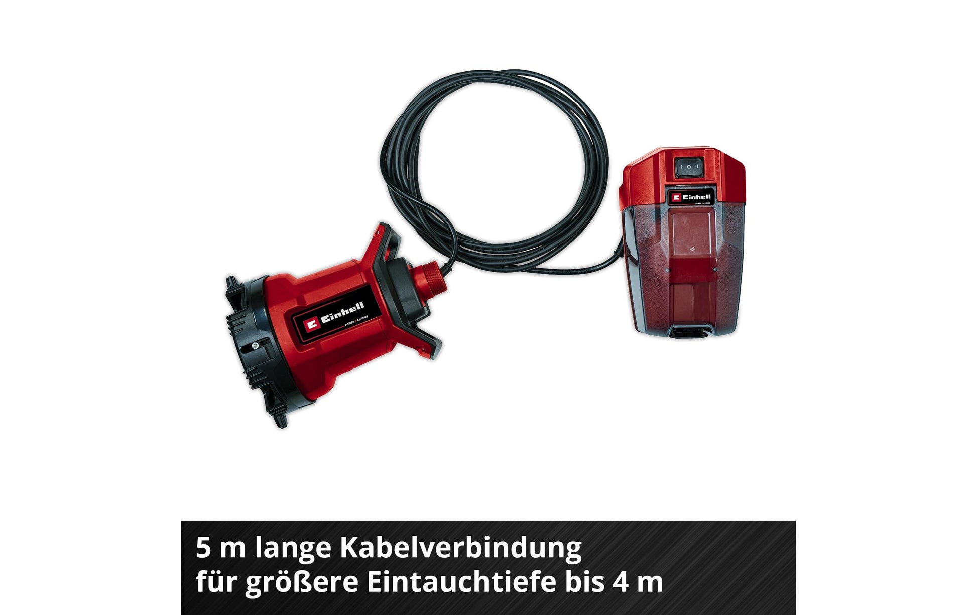 Einhell GE-DP 18/25 LL Akku-Schmutzwasserpumpe – 153 W – Solo – Power X-Change