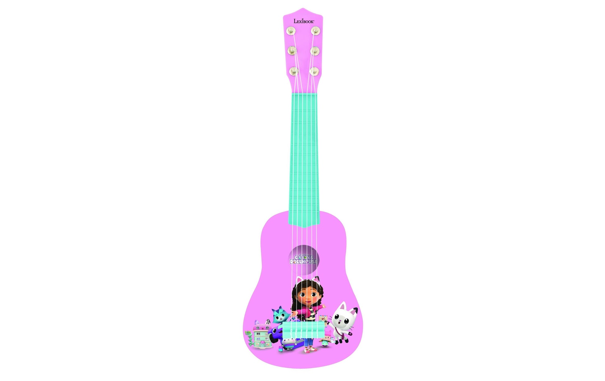 Lexibook Meine Erste Gitarre Gabby – 53 cm – ab 3 J. – Nylon, Kunststoff – mehrfarbig