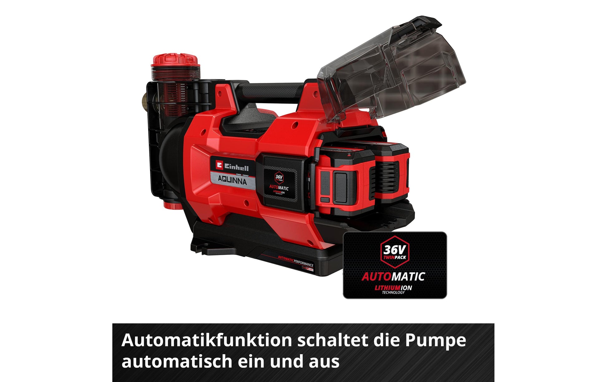 Einhell AQUINNA 36/38 F LED – Akku-Hauswasserautomat, für Power X-Change