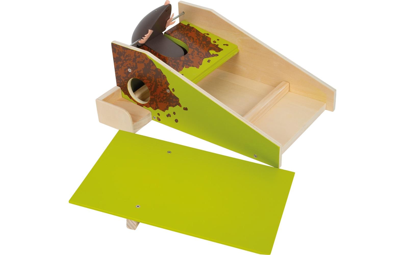 Small foot Minigolf-Set Maulwurf – 1 Stück – ab 3 Jahren – Filz, Metall, Holz – mehrfarbig