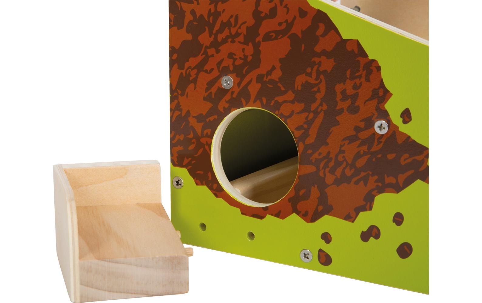 Small foot Minigolf-Set Maulwurf – 1 Stück – ab 3 Jahren – Filz, Metall, Holz – mehrfarbig