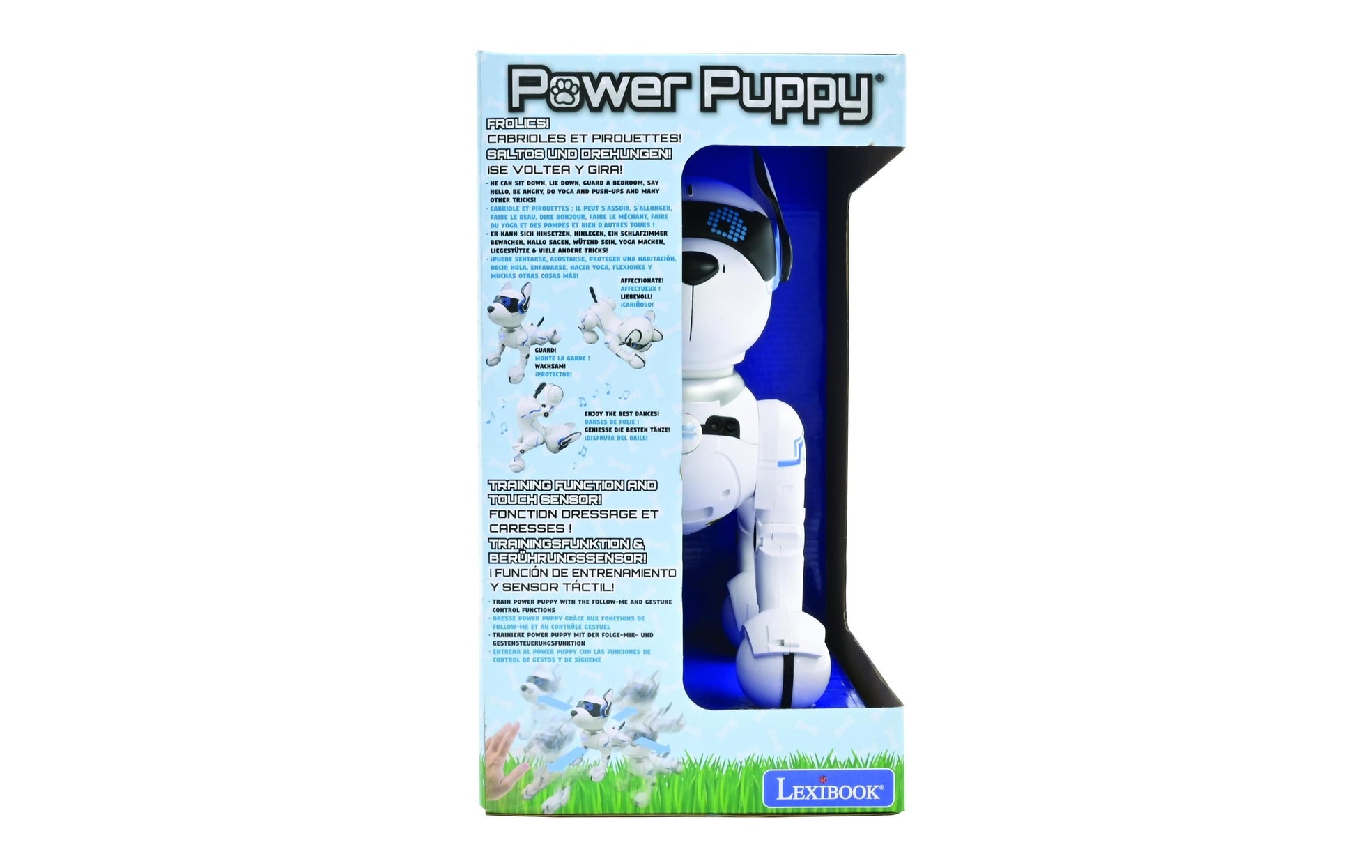 Lexibook Power Puppy Roboterhund – mit Fernbedienung, Licht und Sound – ab 4 J. – 16,0 × 25,7 × 28,0 cm