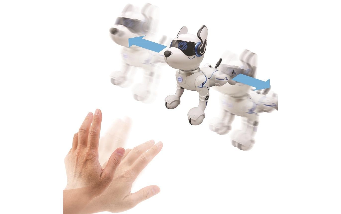 Lexibook Power Puppy Roboterhund – mit Fernbedienung, Licht und Sound – ab 4 J. – 16,0 × 25,7 × 28,0 cm