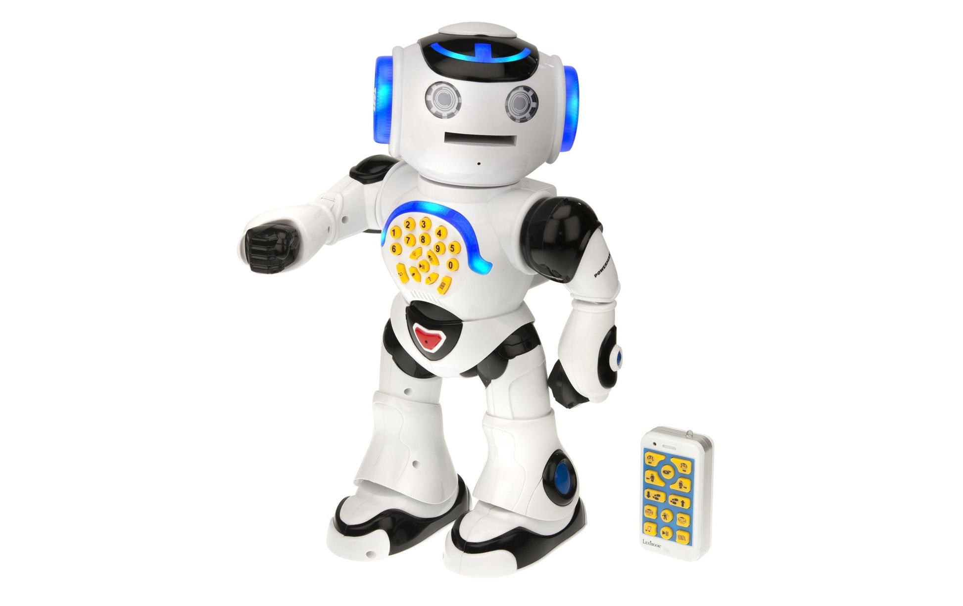 Lexibook Bildungsfördernder Roboter – Powerman Roboter, Sprach- & Geräuschfunktion, Deutsch, ab 4 Jahren