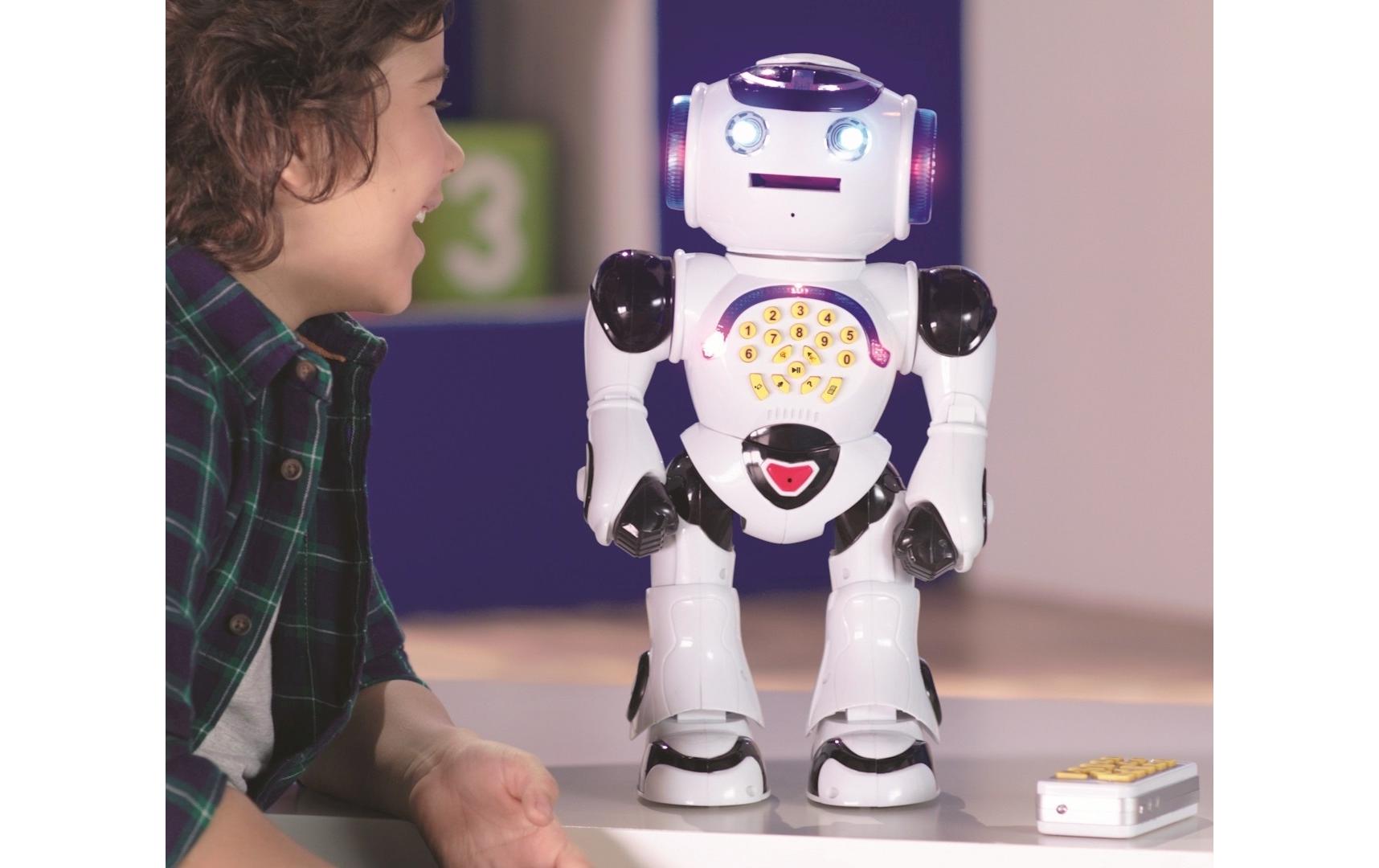 Lexibook Bildungsfördernder Roboter – Powerman Roboter, Sprach- & Geräuschfunktion, Deutsch, ab 4 Jahren