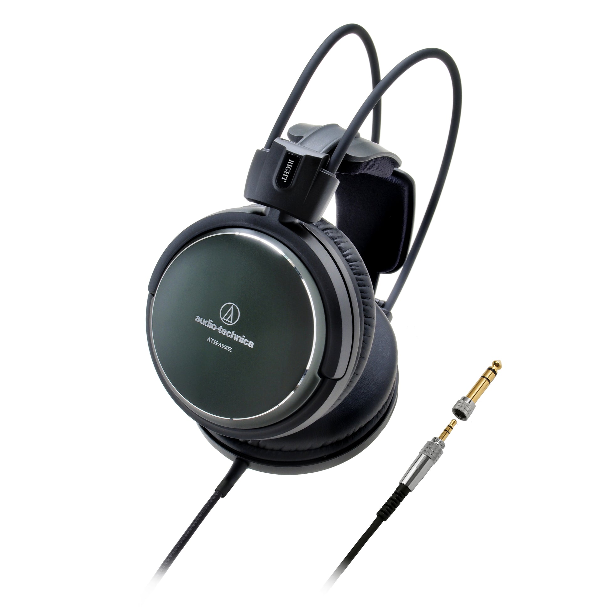 Audio-Technica ATH-A990z Over-Ear Kopfhörer – Kabelgebunden, 3,5 mm Klinke, Schwarz