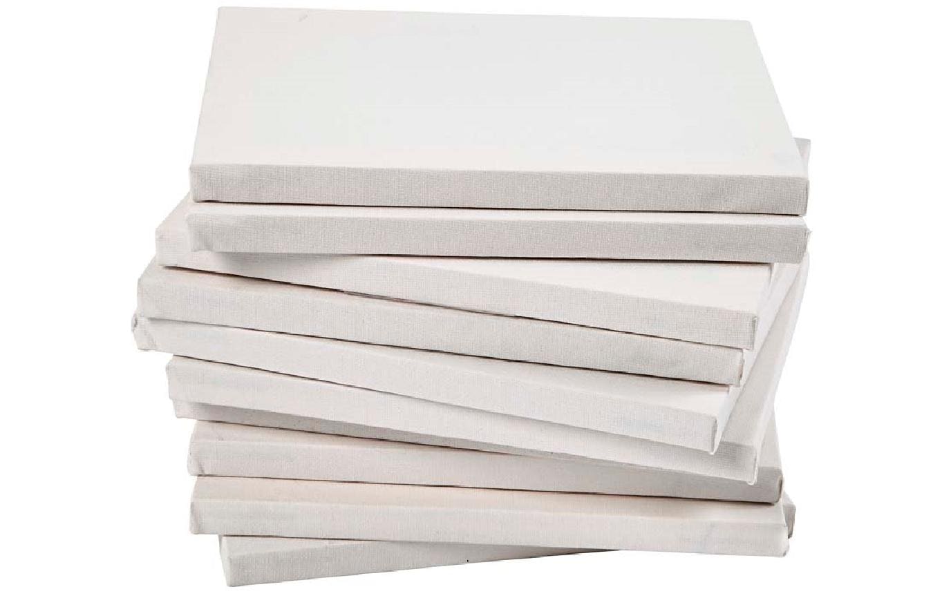 Creativ Company Keilrahmen, Baumwolle, 30 × 30 × 1,6 cm, Weiss
