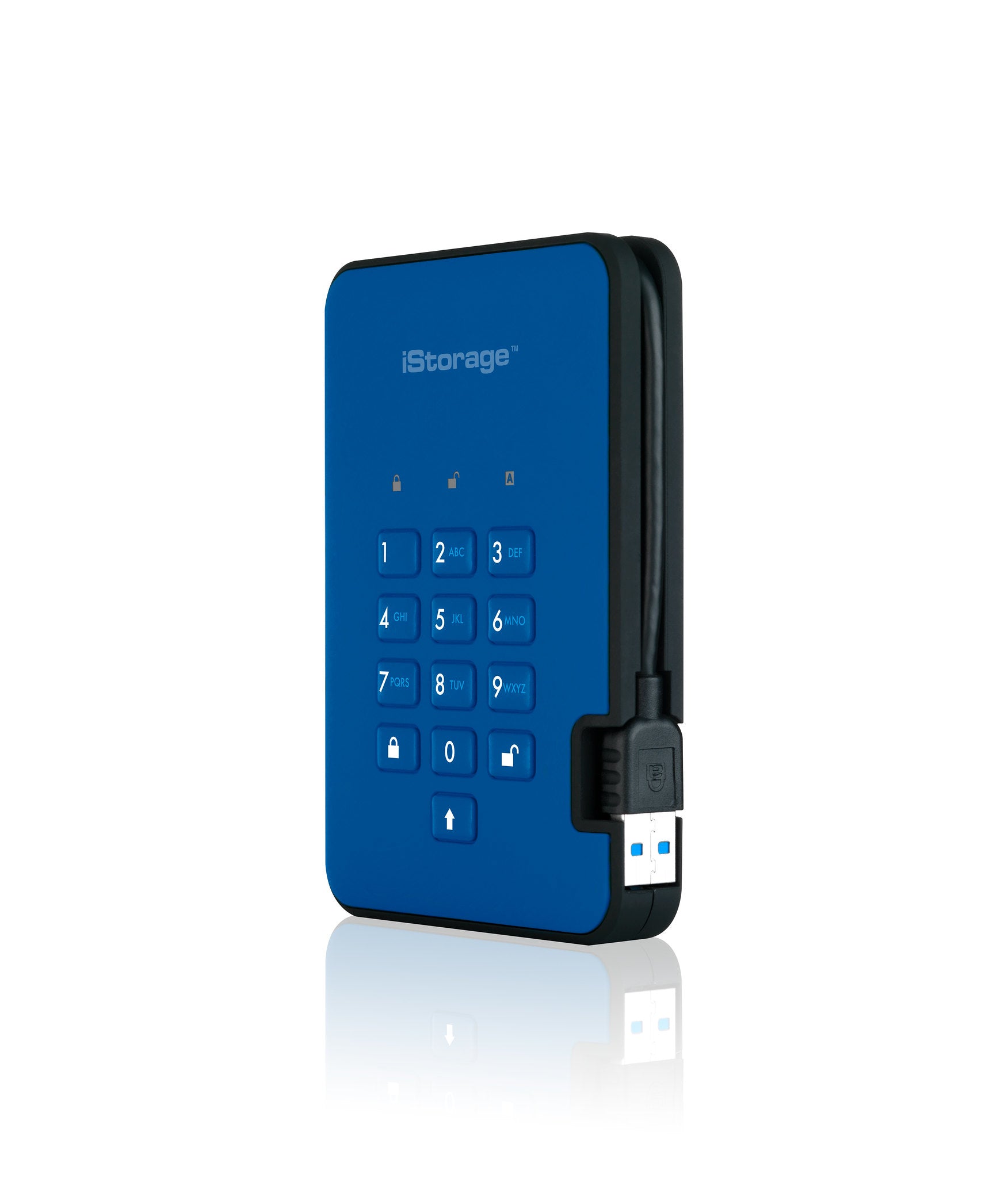 iStorage diskAshur2 256 GB 2,5" SSD – für 2,5" SSD, USB Typ-A (USB 3,2 Gen 1)