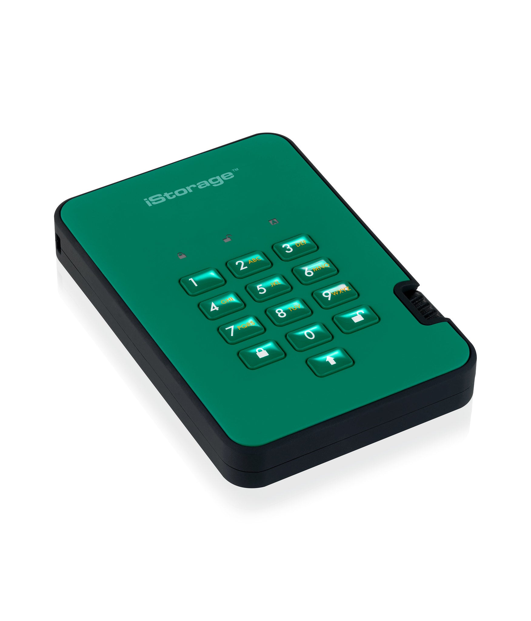 iStorage diskAshur2 IS-DA2-256-3000-GN – 3 TB HDD, USB 3.2 Gen 1, 256-Bit AES-Verschlüsselung