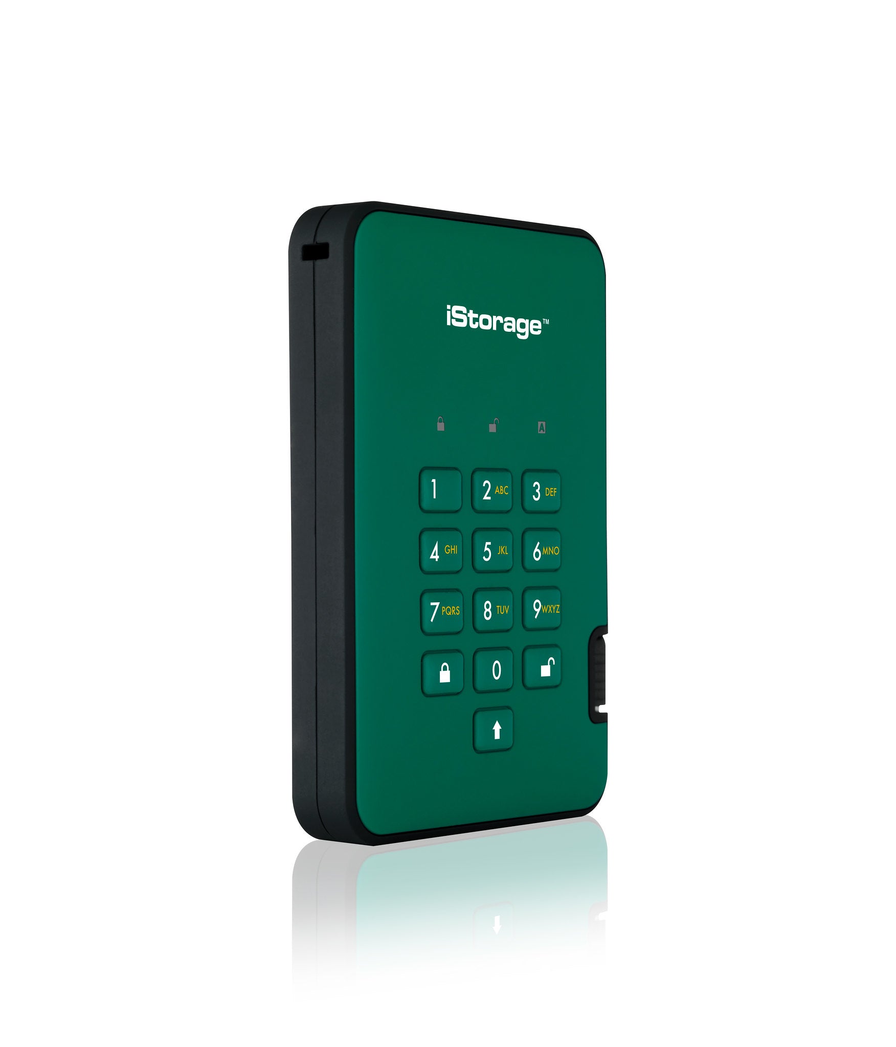 iStorage diskAshur2 4 TB – 2,5" SSD, USB 3,2 Gen 1, 362 MB/s, 256-bit AES-XTS