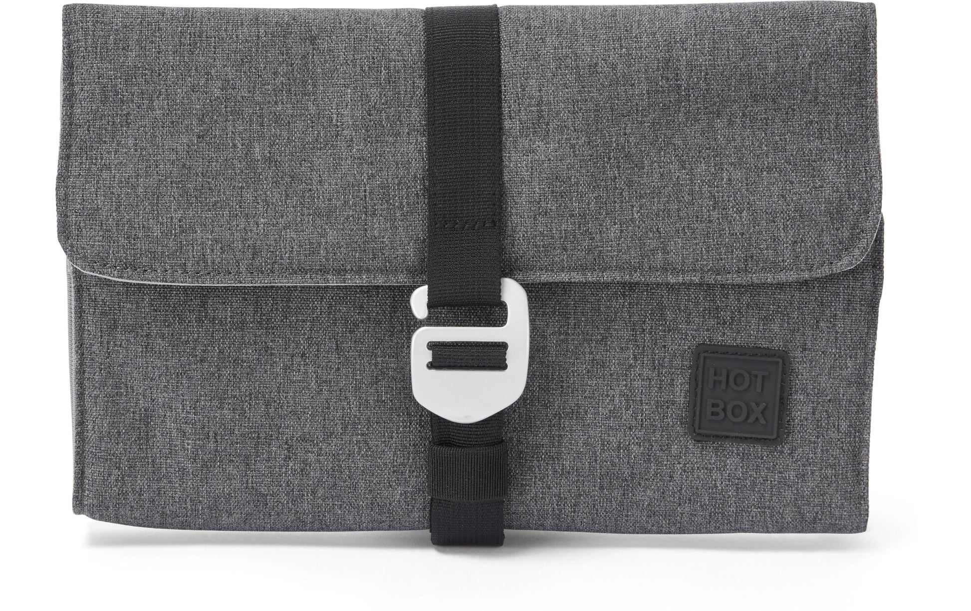 Hotbox Fächermappe 270 × 180 × 3 mm – 2 Fächer, Reissverschluss, Polyester, Grau