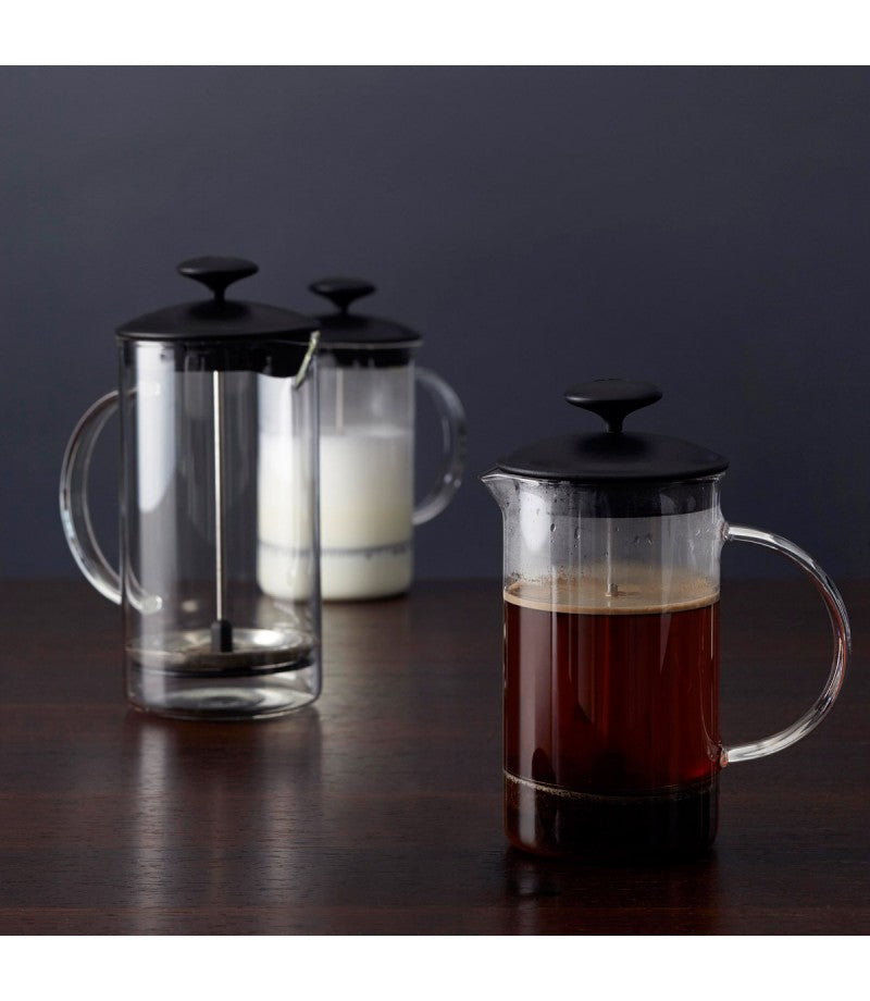 Leonardo 025506 French Press / Kaffeebereiter – 0,6 l, 4 Tassen, Borosilikatglas
