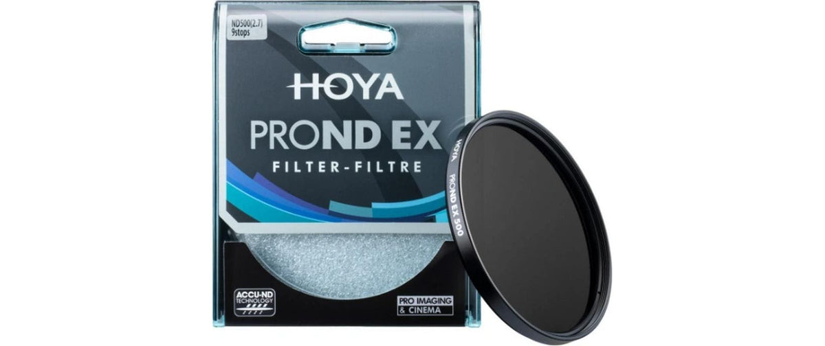 Hoya Pro ND500 EX ND-Filter 49 mm – 9 Blenden (Dichte 2,7) – Schwarz