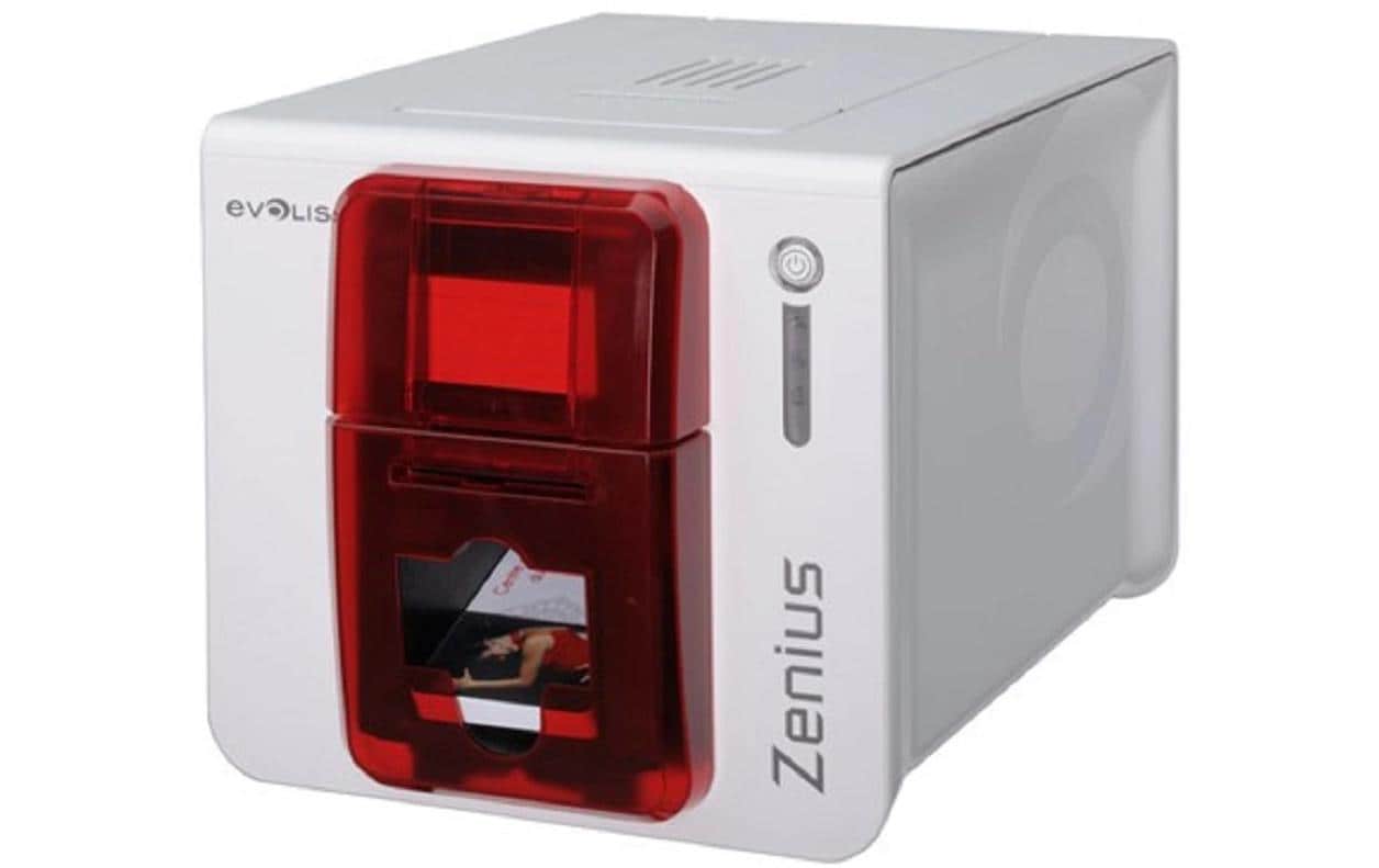 Evolis Zenius Classic – Kartendrucker, Thermotransfer, 300 dpi, für PVC-Karten 85,6 × 54 mm, USB