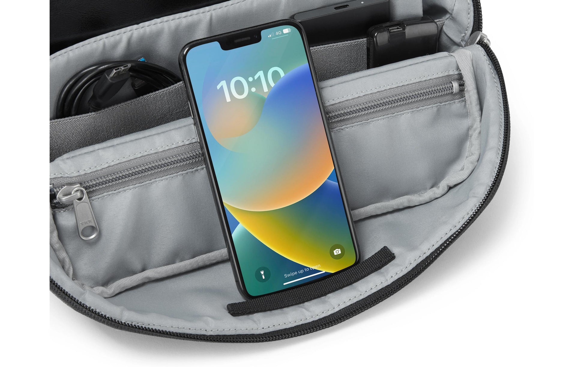 Hotbox Etui, leer, blau, Polyester, 27 × 18 × 8 cm
