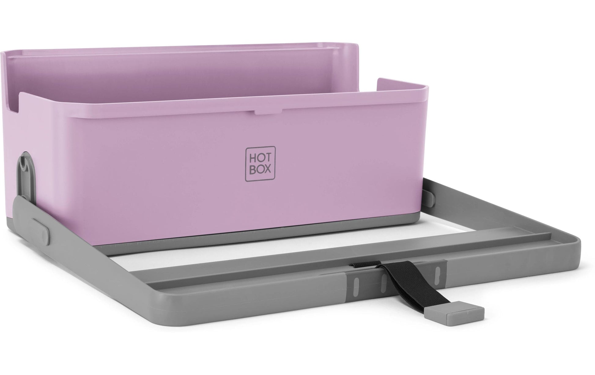 Hotbox Laptop-Ständer – bis 14,9", 2 Schubladen, höhenverstellbar – Violett