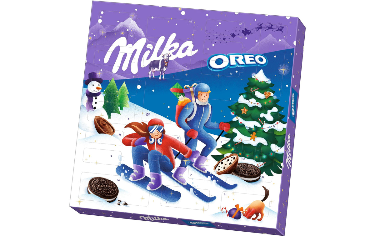 Milka Oreo Adventskalender Schokolade & Pralinés – 280 g