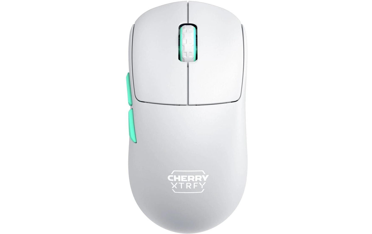 CHERRY XTRFY M68 – Gaming-Maus – Kabellos (2,4 GHz), 26000 DPI, Weiss