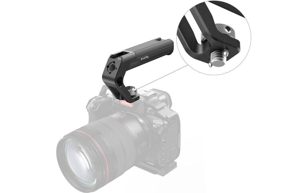 SmallRig ARRI Locating Top Handle 4757 – Oberer Griff – für Kamerakäfige mit ARRI-Schnittstelle oben – Schwarz