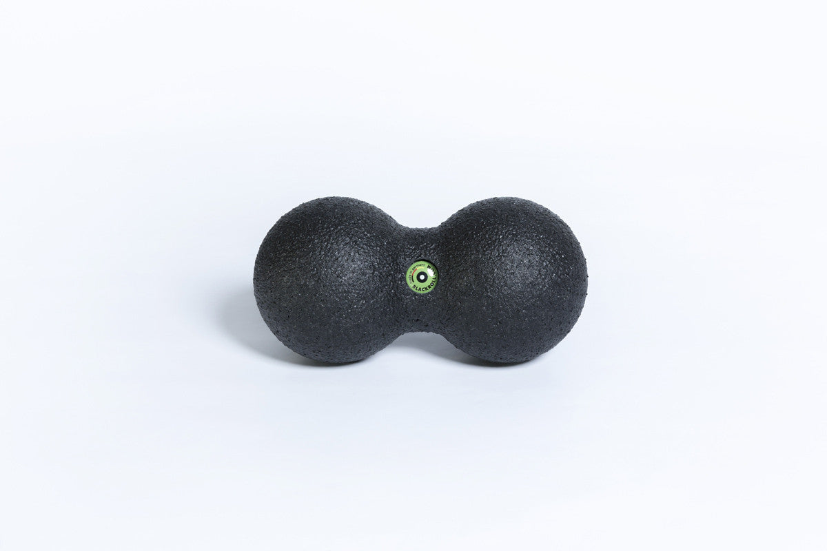 Blackroll Faszienball Duoball 08 – für Hals/Nacken, 8 cm, schwarz
