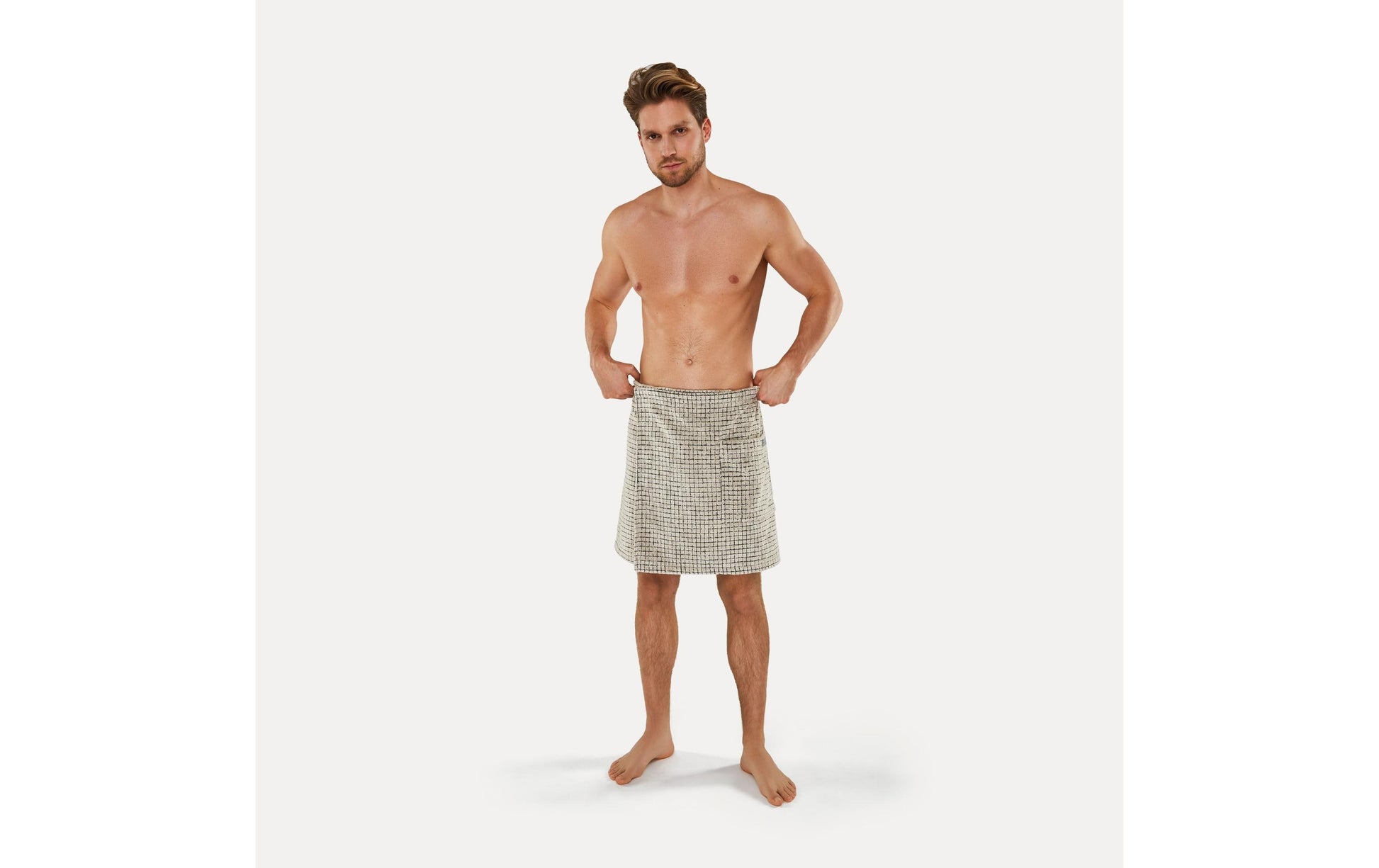 Möve Eden Saunakilt – 50 cm – Schwarz – Baumwolle/Leinen, 455 g/m² – 60 °C