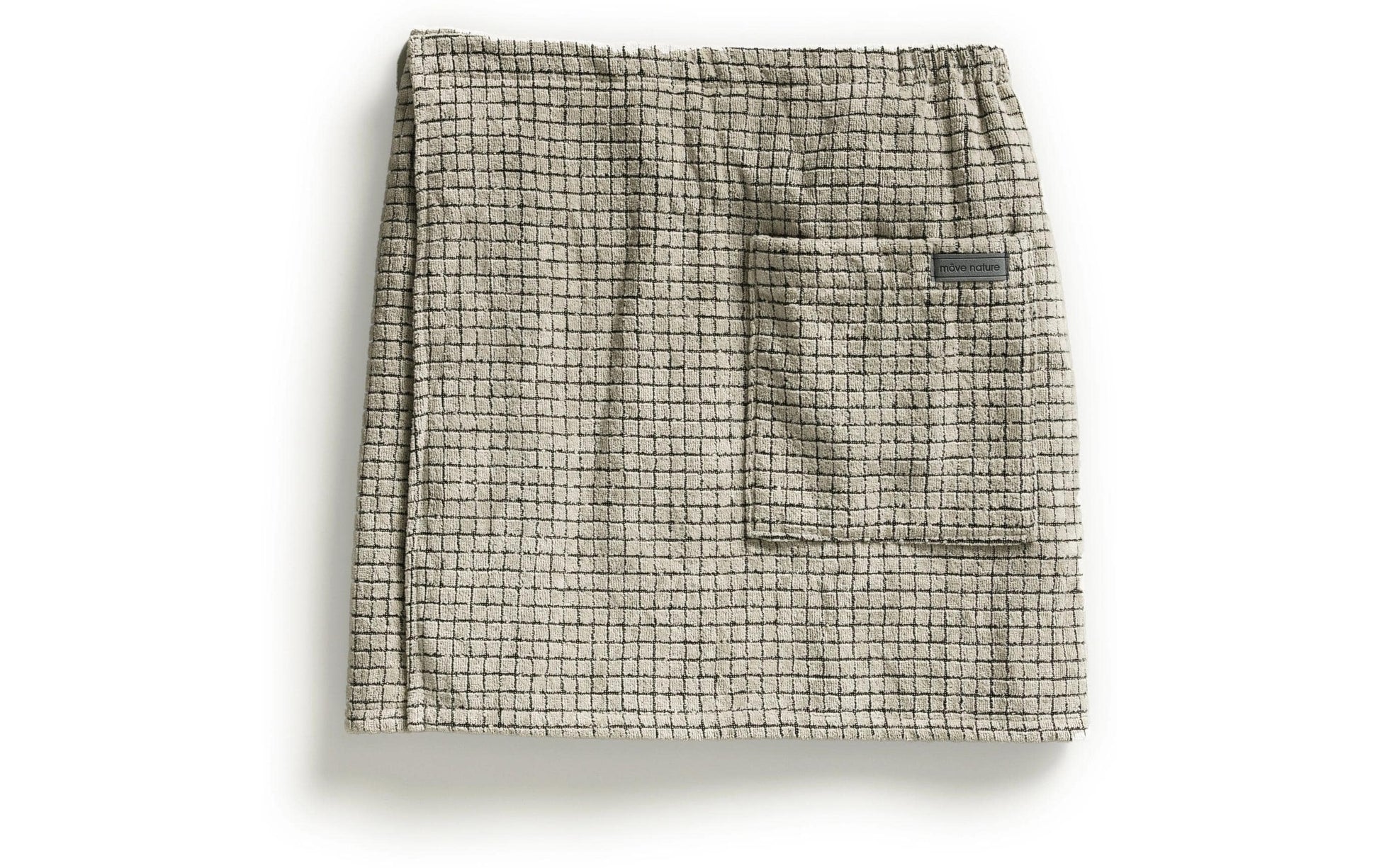 Möve Eden Saunakilt – 50 cm – Schwarz – Baumwolle/Leinen, 455 g/m² – 60 °C