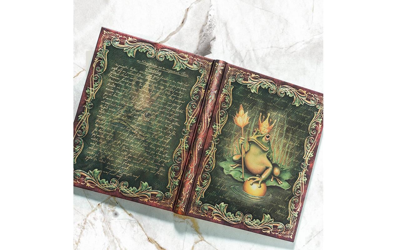 Paperblanks Notizbuch, 180 × 230 mm, blanko, 144 Seiten, Hardcover, 120 g/m² – grün