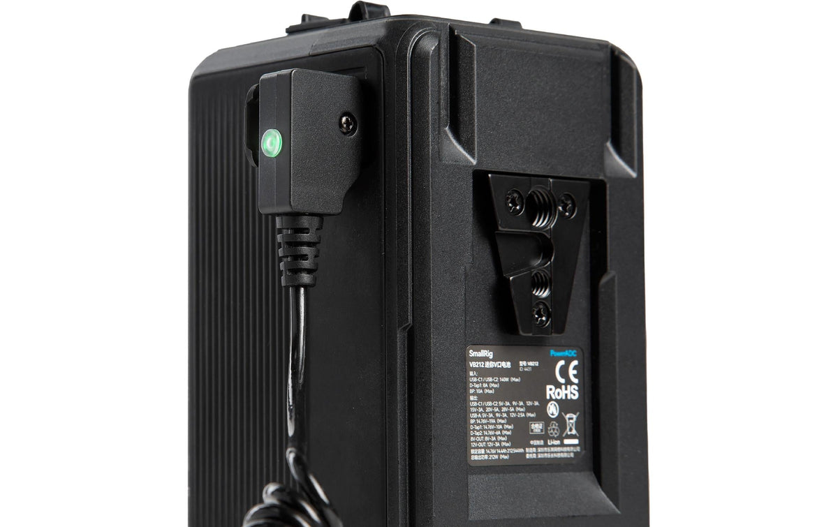 SmallRig D-TAP zu LEMO 2-Pin Stromkabel – 0,32 m – für Blackmagic BMPCC 4K/6K