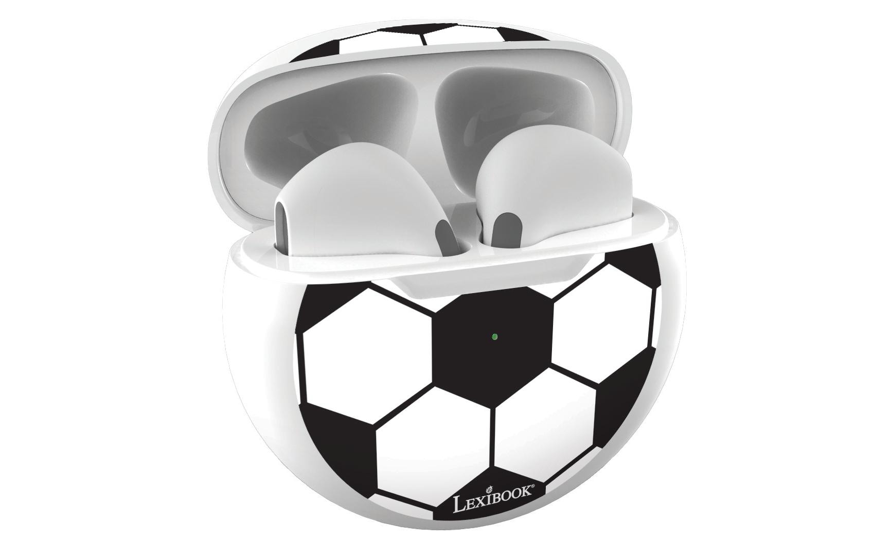 Lexibook Kabellose Bluetooth-Kopfhörer – Fussball-Design, mit Lade- und Aufbewahrungsetui