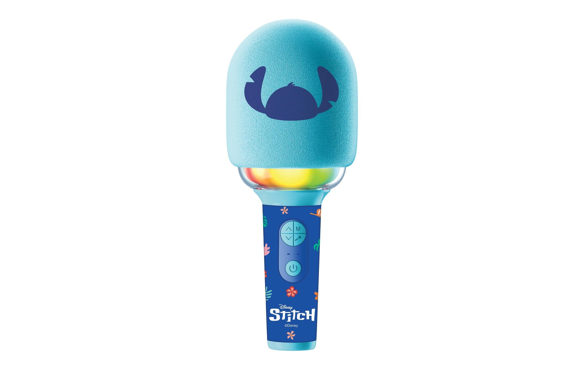 Lexibook Disney MIC280D Mikrofon – Stitch – Bluetooth, Akku, Lichteffekte – 8,7 × 21,0 × 8,7 cm – ab 6 J.