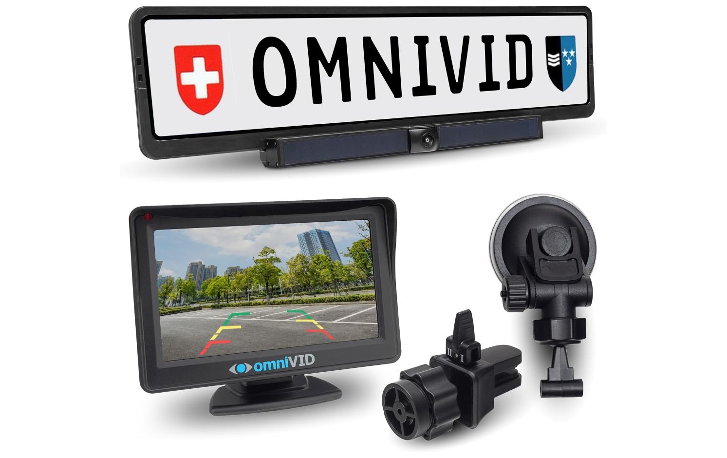 Omnivid OV-Solar4 – Rückfahrkamera, schwarz