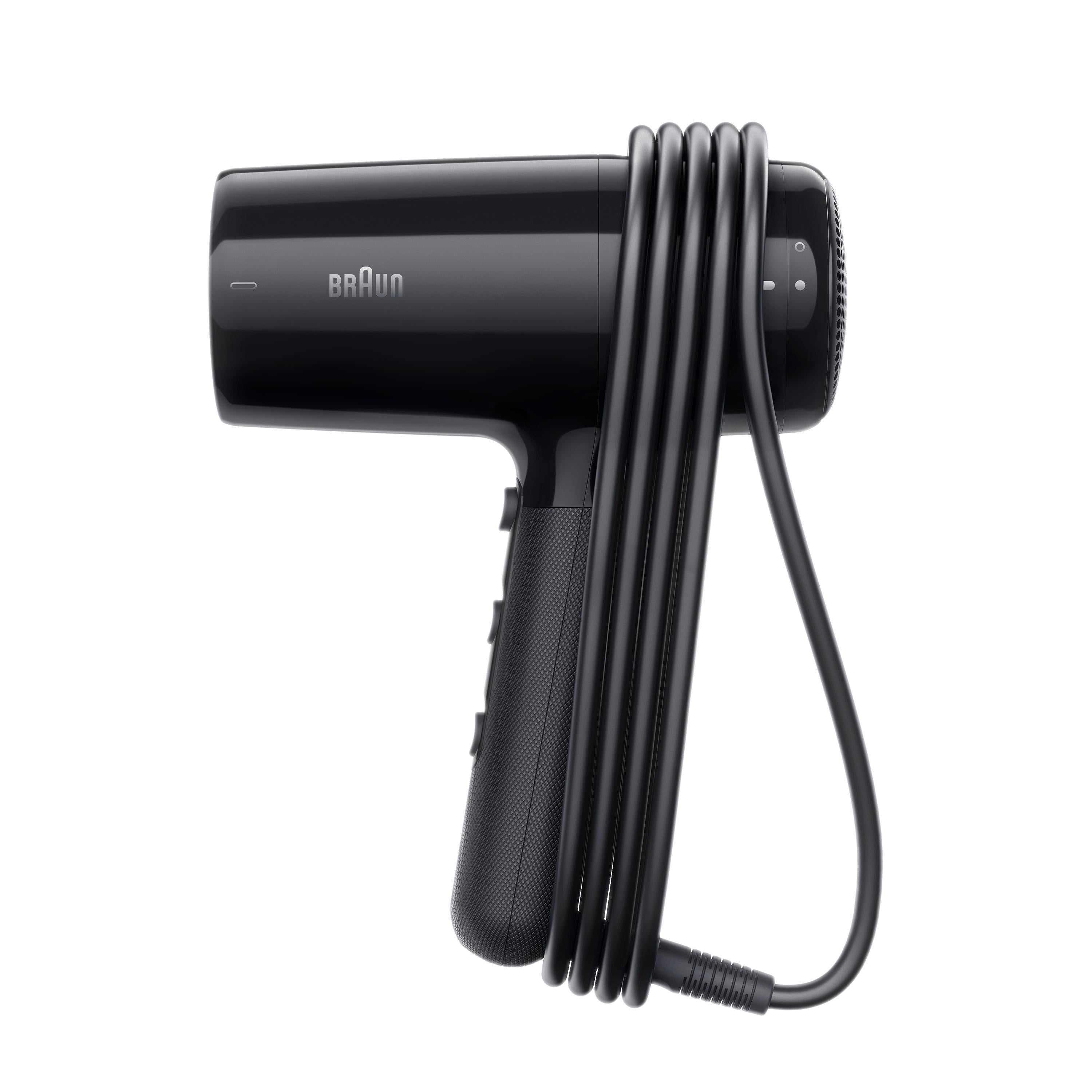 Braun Haartrockner HD2.15 – 2100 W, 2 Geschwindigkeiten, 3 Heizstufen, Cool Shot, Diffusor – Schwarz