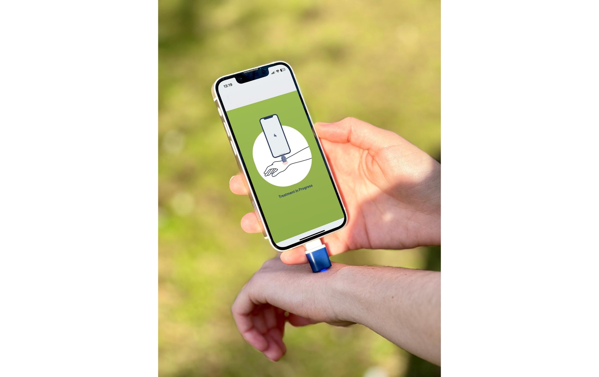 Heat it® Heat it Pro Kühlkissen – 40 × 17 × 8 mm, blau, für Android und iPhone 15