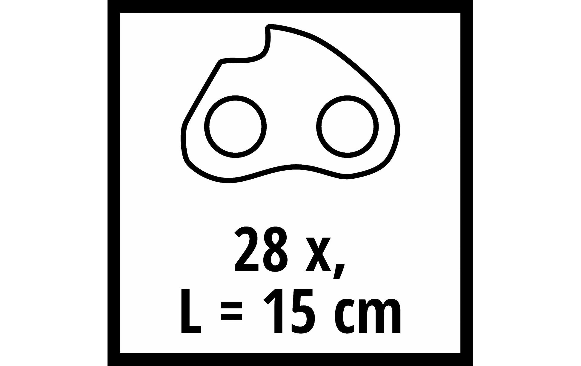 Einhell Ersatzkette 150 mm, 28 Zähne