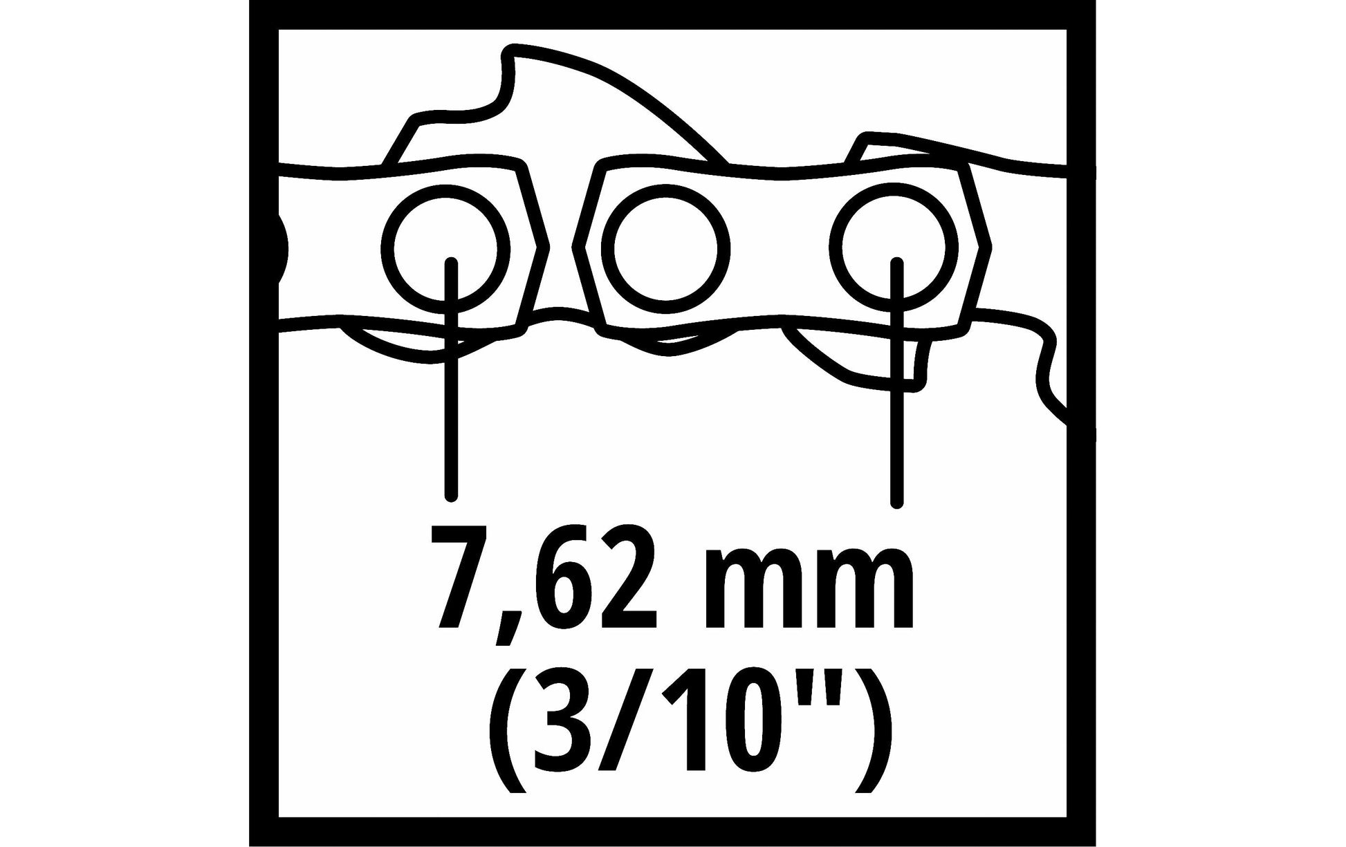 Einhell Ersatzkette 150 mm, 28 Zähne