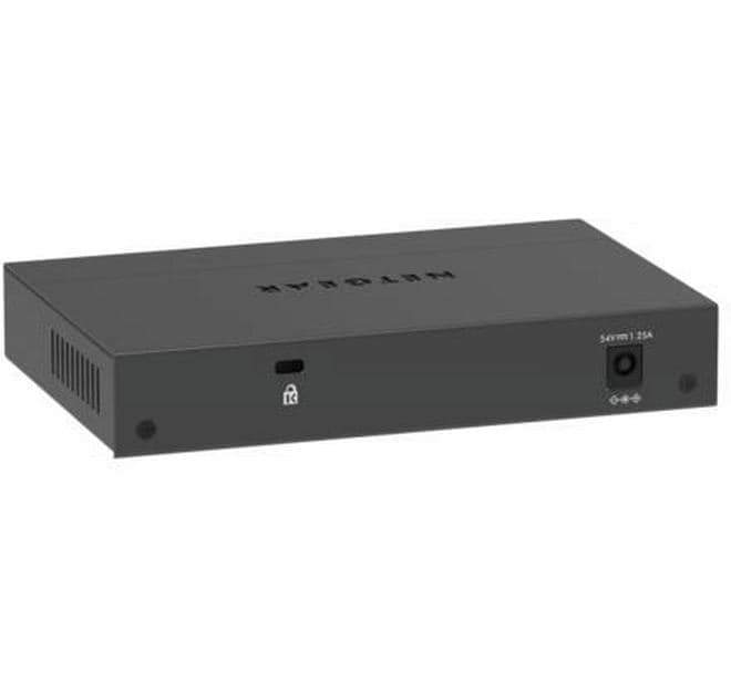 NETGEAR GS305Pv3 – Unmanaged Switch – 5× 1G, PoE+, PoE-Budget 63 W, Desktop