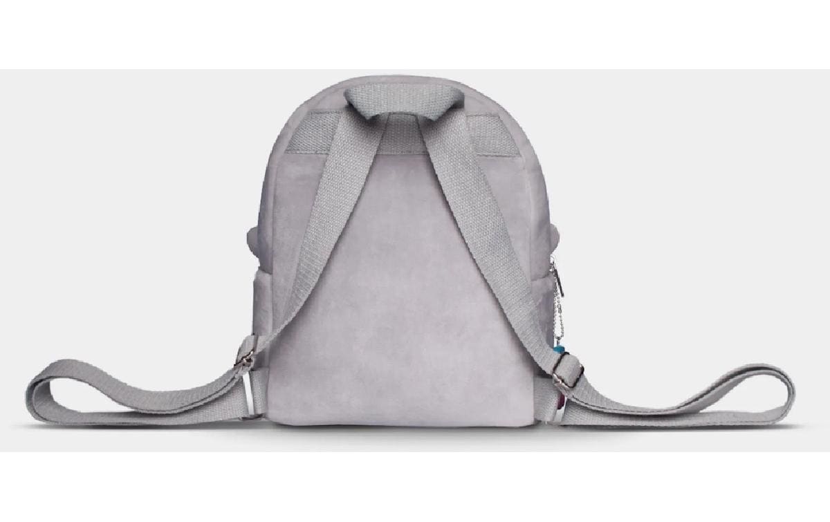 Squishmallows Kindergartenrucksack – 8 l, Plüsch, Hellgrau, Tiermotiv
