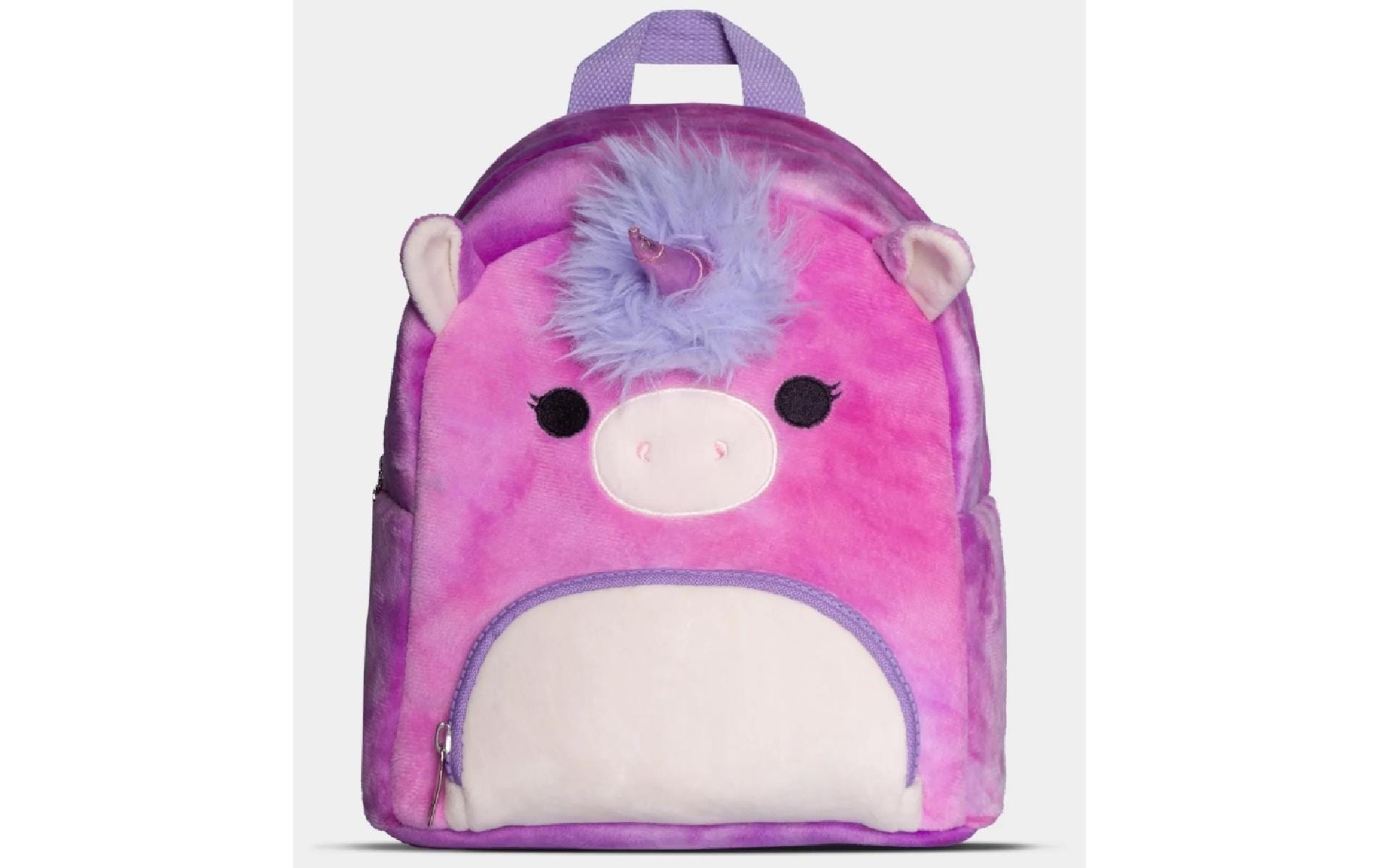 Squishmallows Kindergartenrucksack Lola Mini – 8 l, höhenverstellbarer Brustgurt, Plüsch – Mehrfarbig
