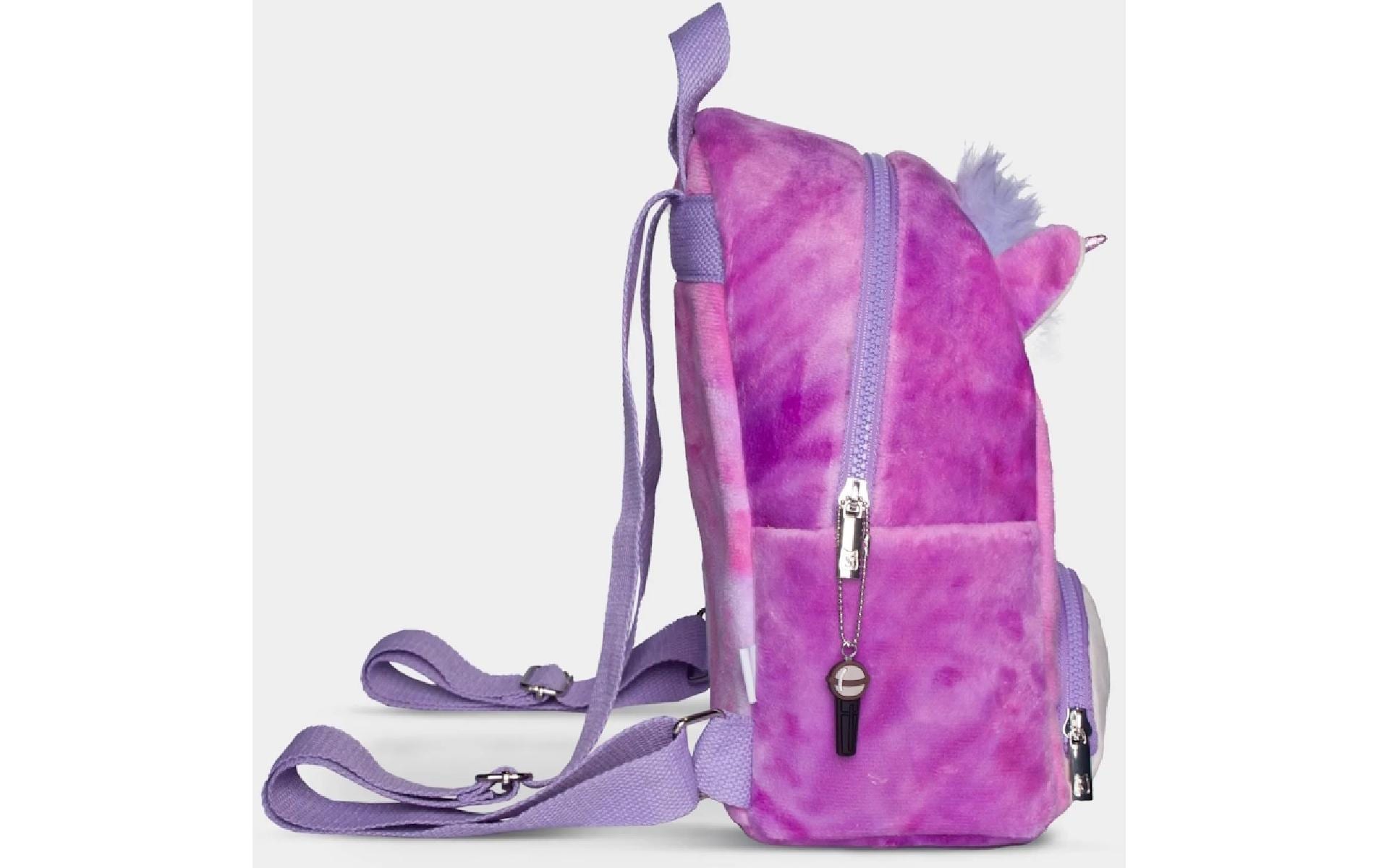 Squishmallows Kindergartenrucksack Lola Mini – 8 l, höhenverstellbarer Brustgurt, Plüsch – Mehrfarbig