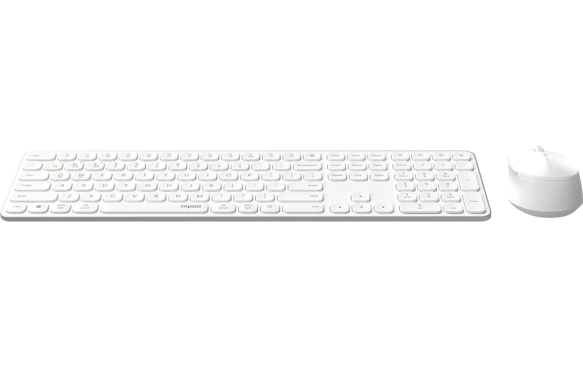 Rapoo 9810M – Kabellose Tastatur (Bluetooth/2,4 GHz), CH-Layout (DE-CH), Schwarz – für Windows, macOS