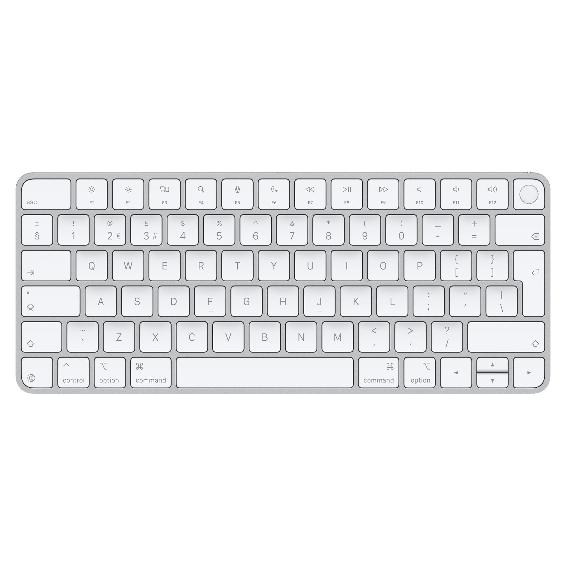 Apple Magic Keyboard mit Touch ID – TKL Tastatur – Bluetooth & USB-C – für Mac mit Apple Silicon