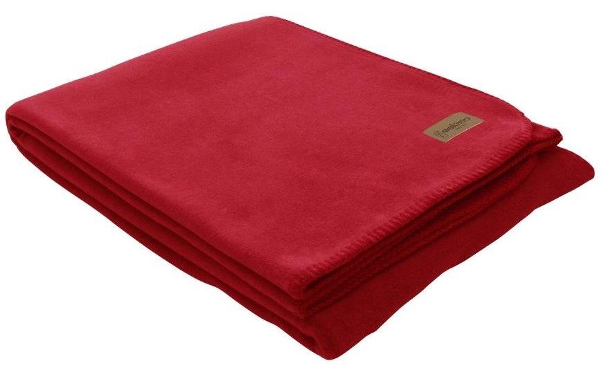 Eskimo Wohndecke – 100 × 150 cm, Polyester/Viskose, Rot