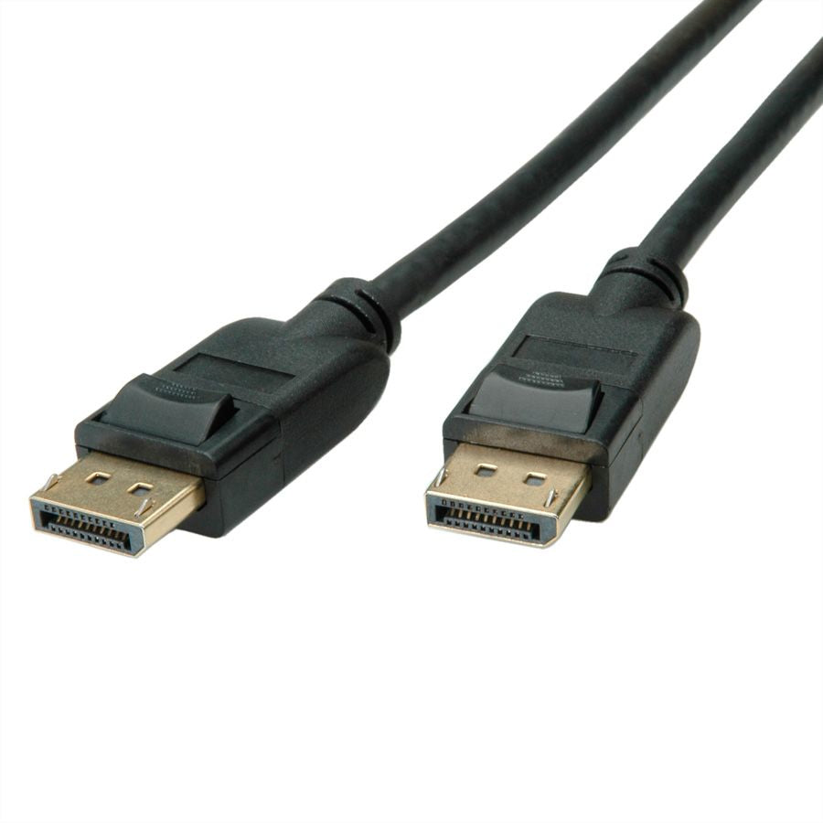 ROLINE DisplayPort Kabel DP 1.4 8K 60 Hz – 5 m – HDR – für Monitore, PCs und Laptops